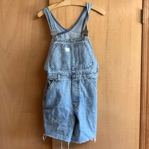 Bang Bang cut off overalls